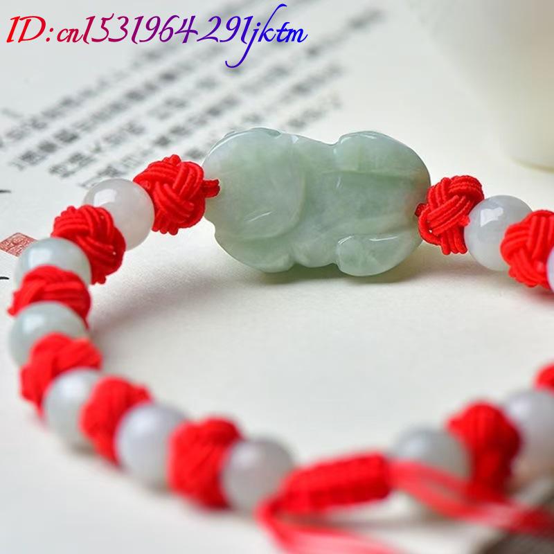 Natural Burmese Jadeite Pixiu  - Bracelets ulasan dan harga