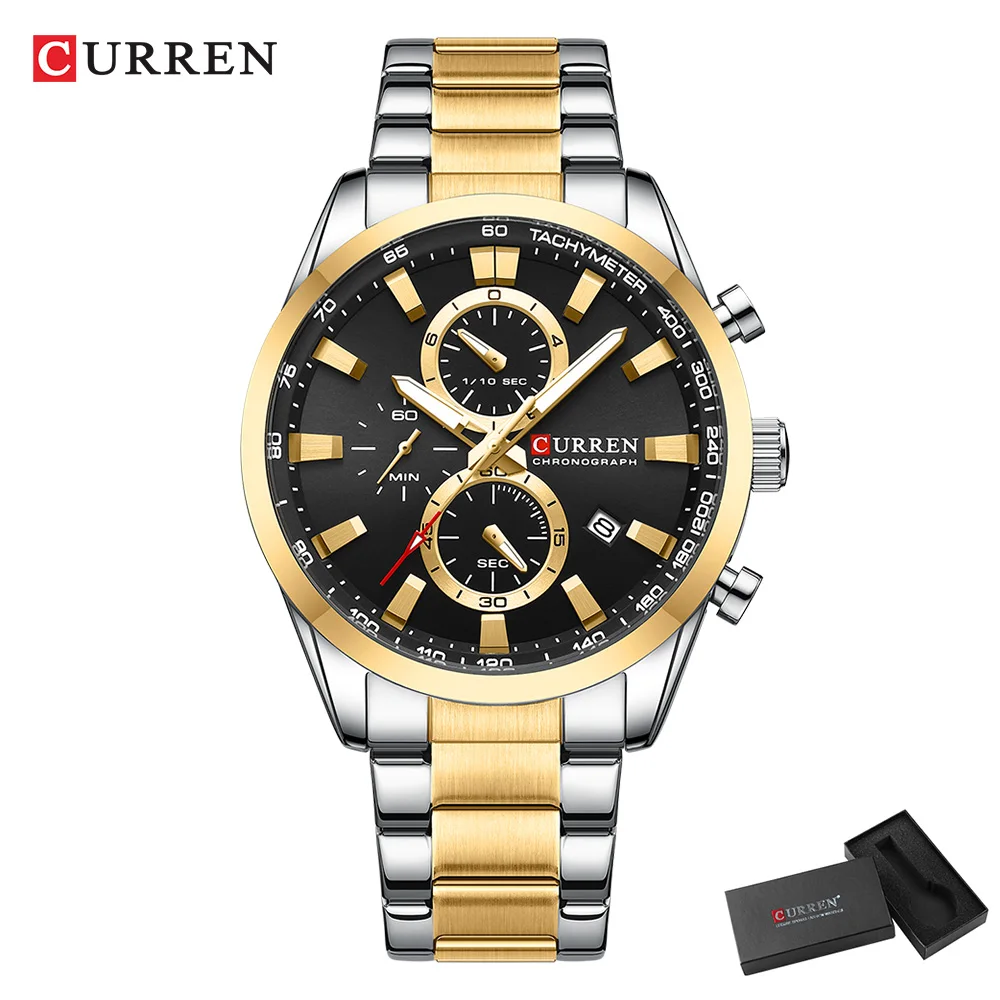 CURREN Casual Quartz Chrono Sp - Watch Accessories ulasan dan harga
