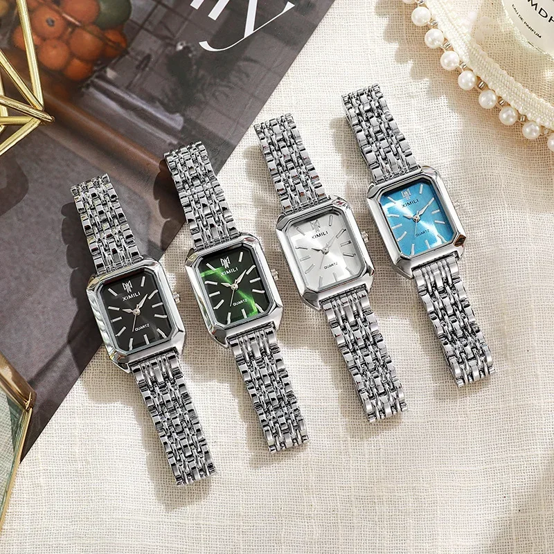 Women Retro Square Metal Band  - Watch Accessories ulasan dan harga