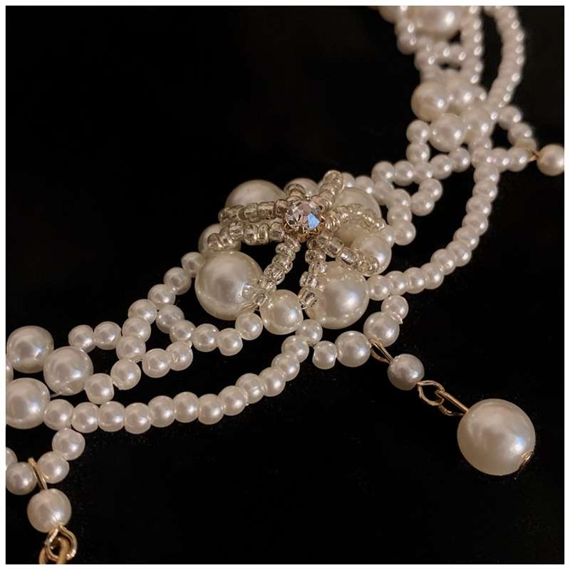 Luxury Vintage Pearl Choker Ne - Pearl Choker Necklace Vintage ulasan dan harga